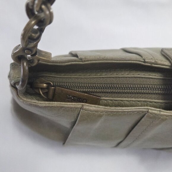 Pochette Mini Bag Green Leather - Picture 12 of 14